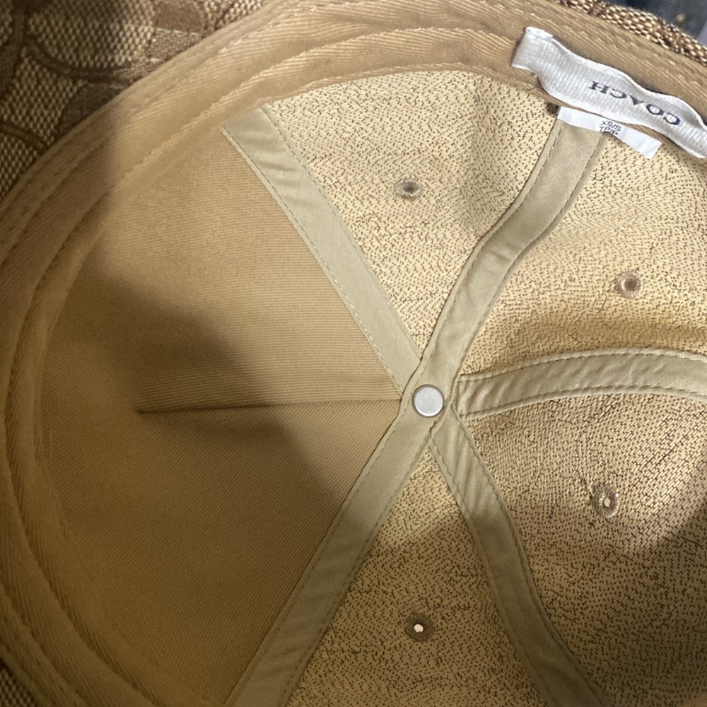 Authentic Coach Brown Patterned Cap - Picture 5 of 7